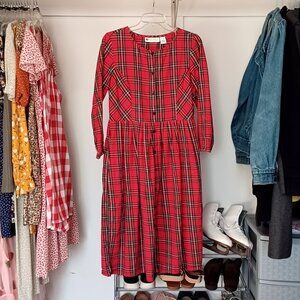 Ella Simone Red Tartan Dress